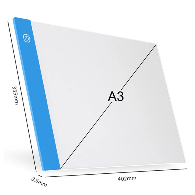 New A3/A4/A5 Three Level Dimmable Led Light Pad Drawing Board Pad