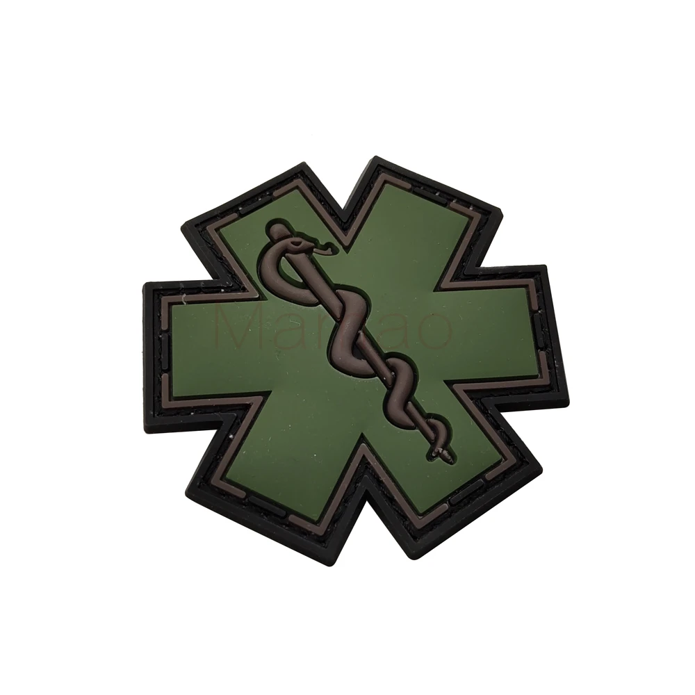 MEDIC Embroidered Patch IR Reflective Glow in Dark Tactical