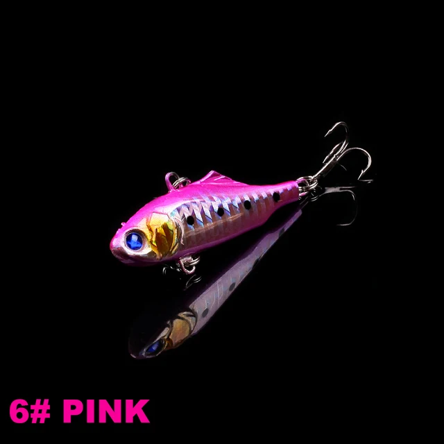 Αγορά Ψάρεμα  WALK FISH 1PC 6CM 14G 6 Colors VIB Winter Sea Hard Fishing  Lures Bait Fish Hard Bait Bass Vibration Crankbait Fish Bass Bait