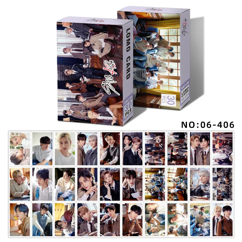 Acquistare Adesivi E Righelli 30pcs Set Kpop Stray Kids Ateez Twice Got7 Lomo Card Enhypen Seventeen Red Velvet Nct Monsta X Album Hd Photocard K Pop Cards