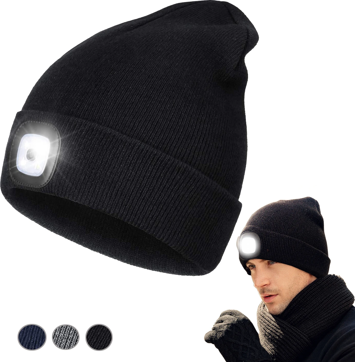 LED Beanie Hat 