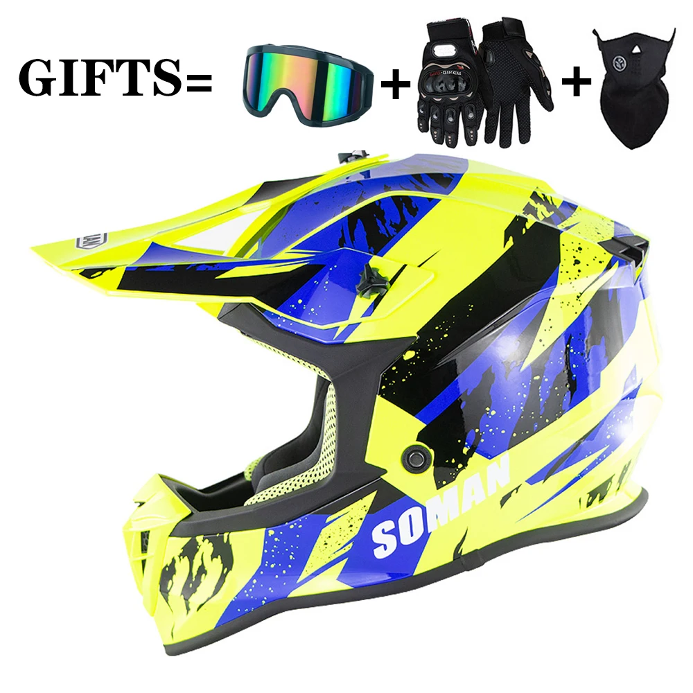 motocross open face helmet