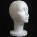 Female Styrofoam Mannequin Manikin Head Model Foam Wig Hair Glasses Display preview-2