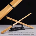 Unsharped Wooden Knife Kendo Samurai Iaido Martial Arts Duel Fencing Training Bamboo with Sheath preview-4