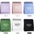 Mini Calendar for 2024-2025, Morandi Desktop Ornament, Creative Coil Calendar Plan Book preview-5