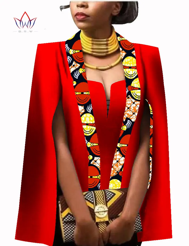 African Women Clothing Full Sleeve Cape 
