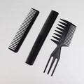 10pcs/set black hair comb set with 10 different designs multifunctional anti-static hair care comb set preview-5