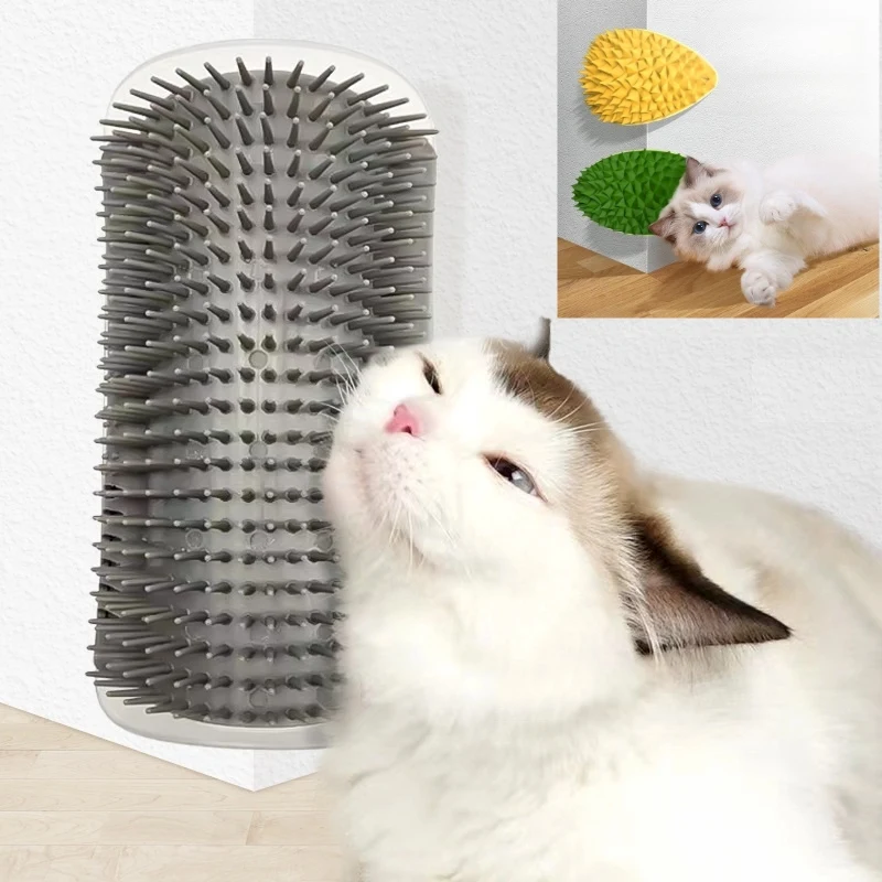 Cat Scratcher Massager for Cats Scratching Pets Brush Remove Hair Comb Grooming Table Dogs Kitten Care Royal Canin Accessories-animated-img