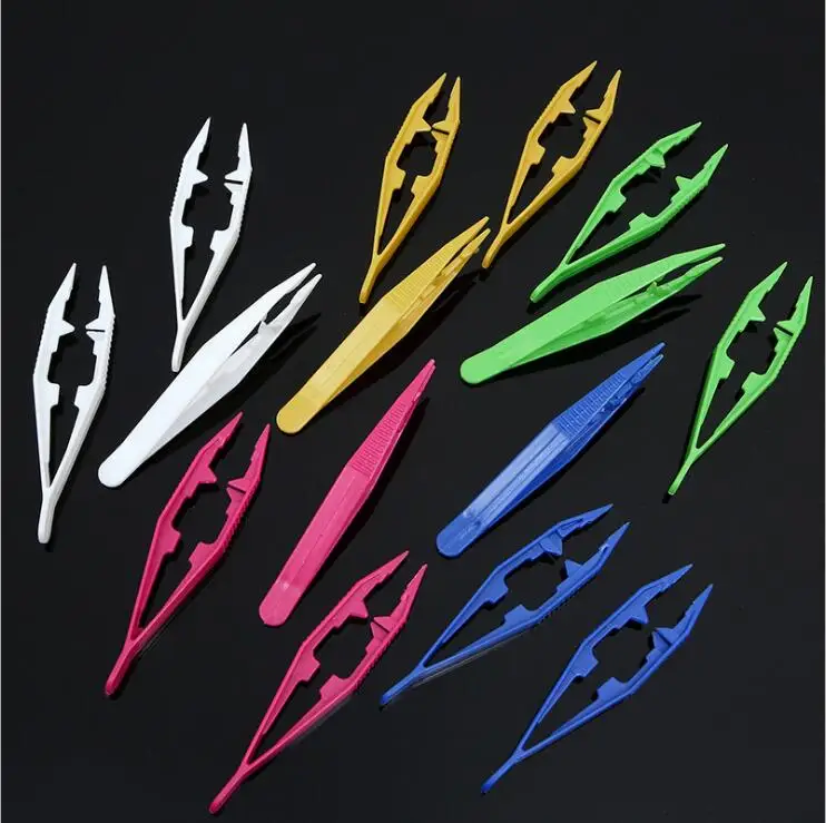 Yant Jouet Plastic Tweezers 5 pcs Hama Beads Clip For Hama Beads 5mm Perler Beads Tools Iron Jewelry Beads Accessories-animated-img