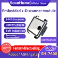 ScanHome Embedded Barcode Scanner BarCode Reader code reader fixed Mounted code Engine Module USB1D/2D QR PDF417CodeScanSH-7600