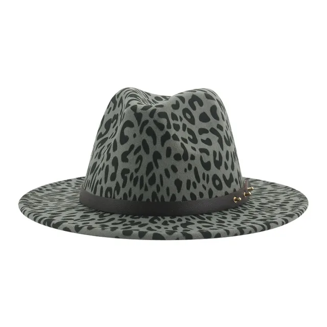 leopard church hat