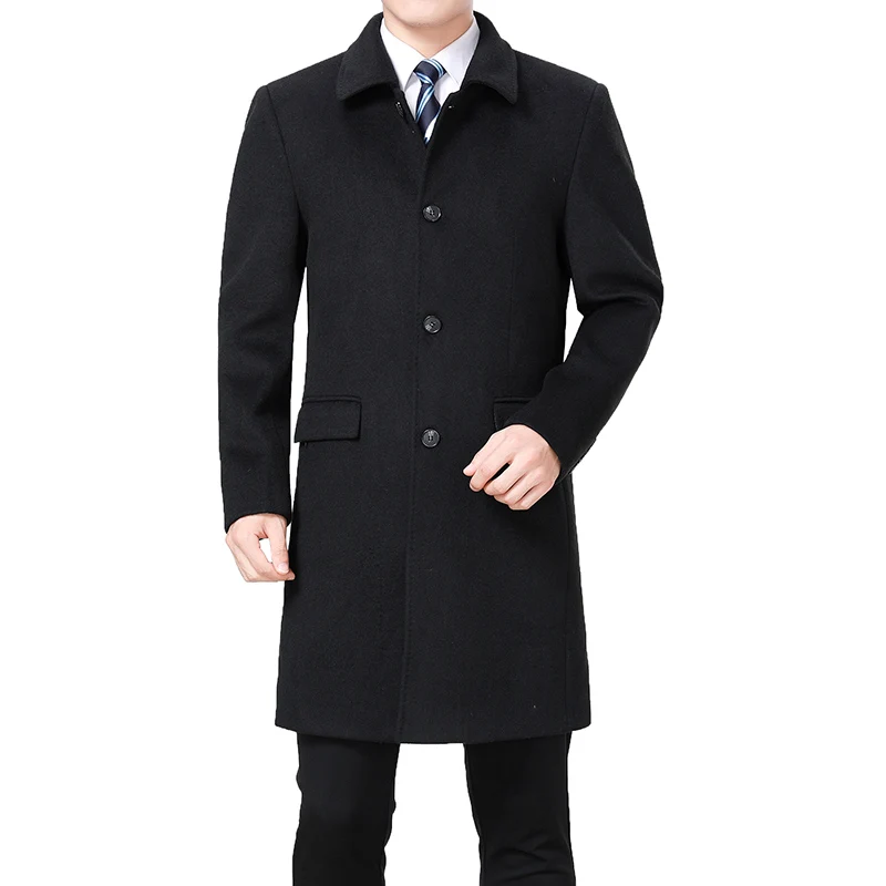 blend coat for men