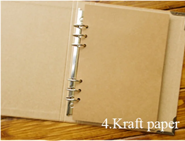 60 Pages Photo Album Kraft Paper Photocard Holder Book