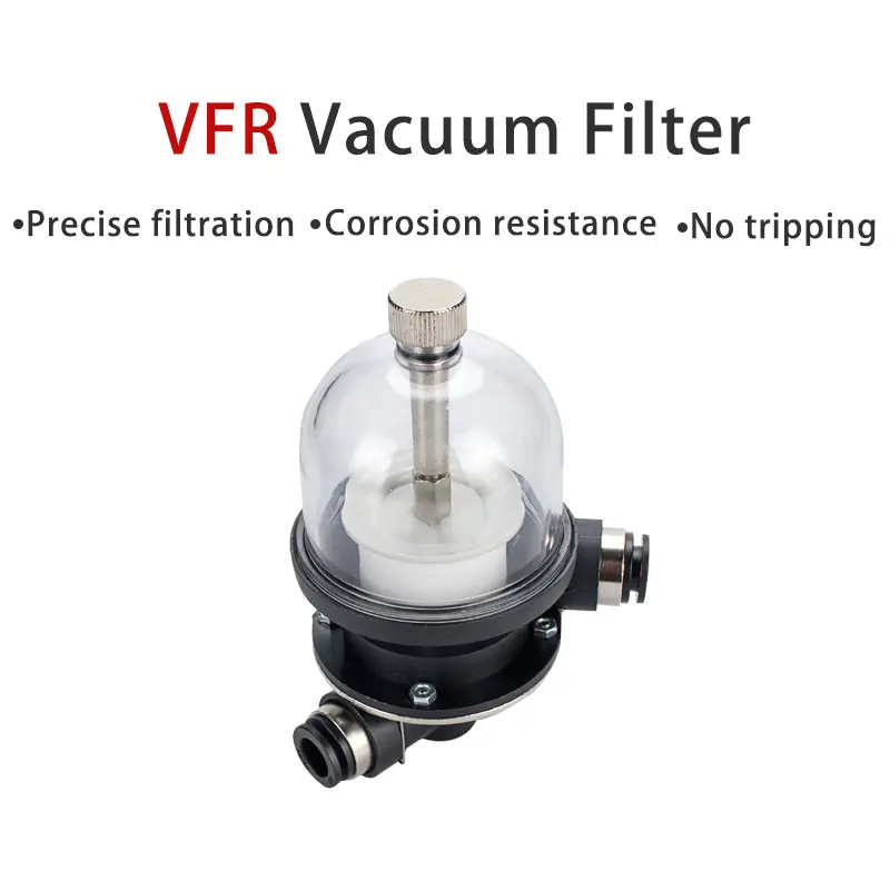 VFR20 Pneumatic Parts VFR Series Vacuum Filter Air Suction Filter Replacement 6mm 8mm 10mm 12mm 16mm Filter element-animated-img