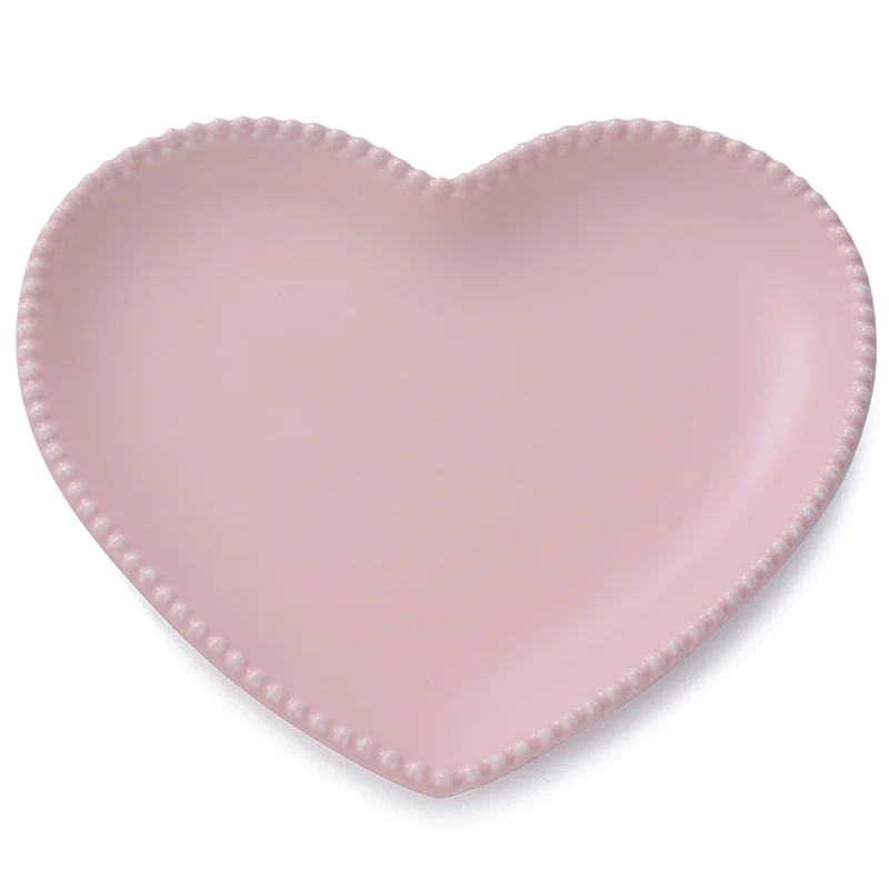 ceramic heart plates