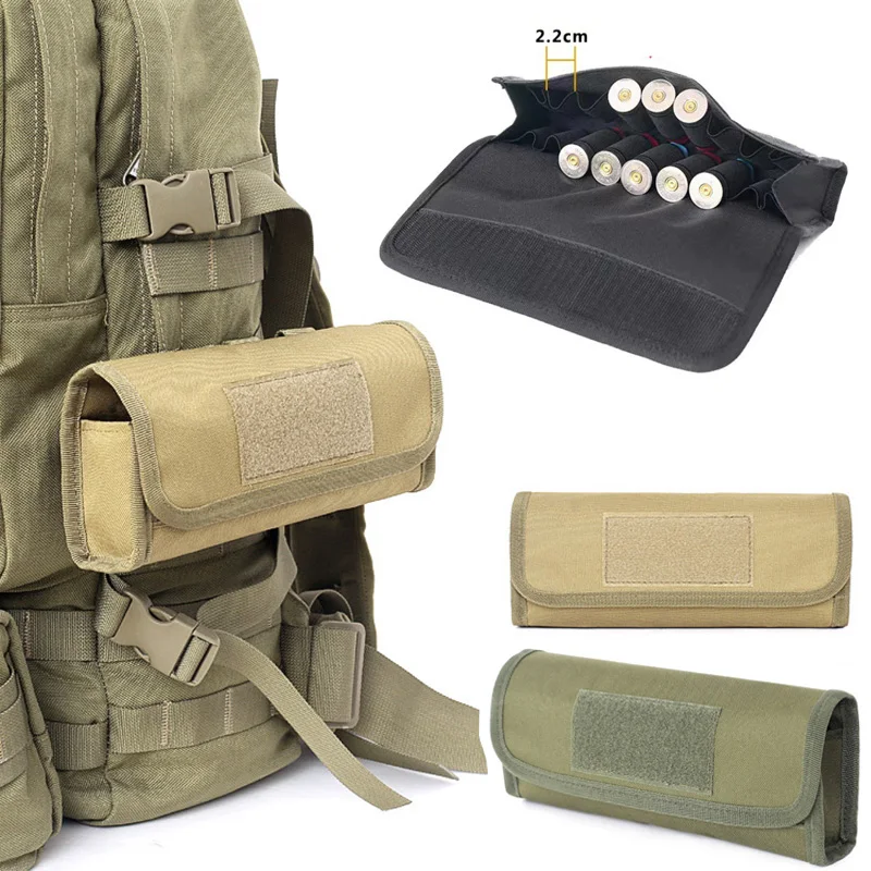 Molle Bullet Pouch 18 Rounds Shotgun Shotshell Reload Holder for 12 20 Gauge 12G Ammo Bullet Cartridge Bag Waist Bag-animated-img