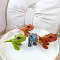 Tyrannosaurus rex bite hand toy key chain creative dinosaur pendant couple bag pendant small gift preview-3