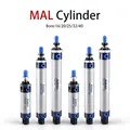 MAL Air Pneumatic Cylinders Double Compressed Air Cylinder Mini Bore 16/20/25/32/40mm Stroke 25-500mm Single Lever Customized preview-1