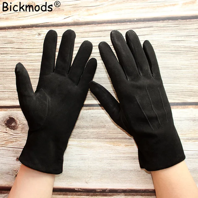 black hand gloves for ladies