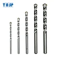 TASP 5pcs Masonry Drill Bits Tungsten Carbide Tipped Concrete Brick Stone Drilling Set Size 4 5 6 8 10mm Power Tool Accessories