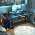 Modern Wooden Computer Desks Desktop Simple E-sports Gaming Desk Home Student Writing Table Bedroom Office Desk Furniture E