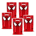 10/20/50pcs Red Spider Birthday Party Gift Bags Spider Theme Plastic Candy Bag Boy Loot Bag for Kids Birthday Party Favors Suppl preview-3