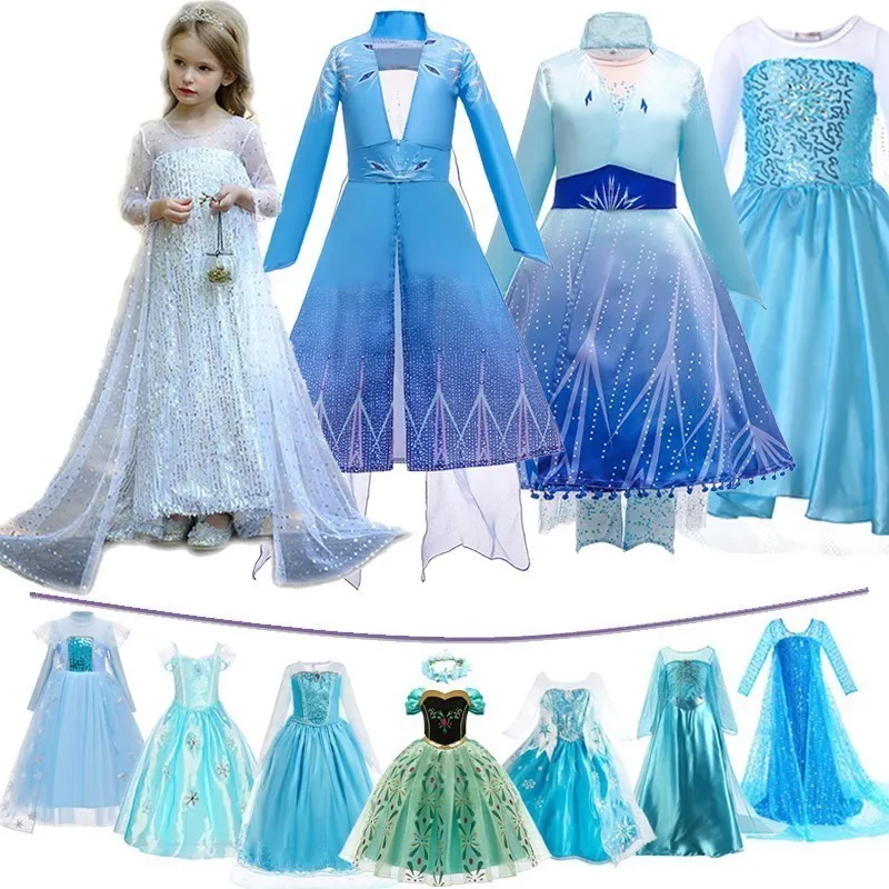 disney elsa snow queen dress