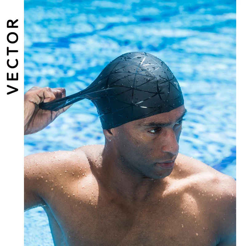 Swimming Caps For Men Women Elastic Nylon Ear Protection Long Hair Swimming  Pool Hat Ultrathin Bathing Caps