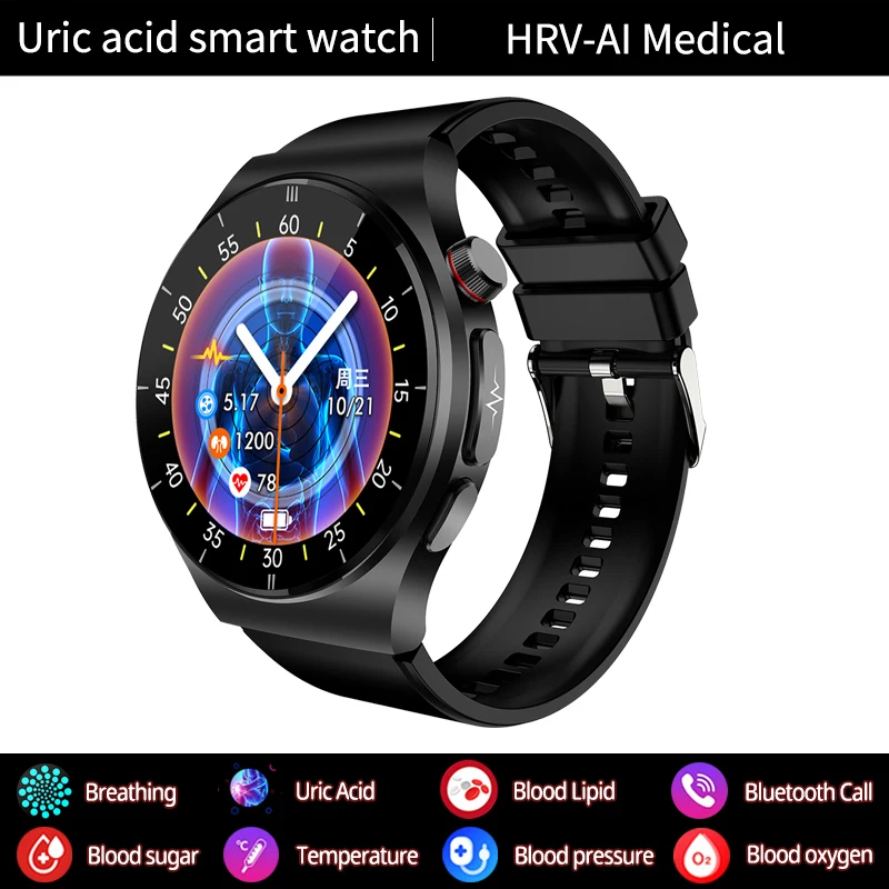 For Huawei GT4 Pro Smart Watch Men ECG Blood Sugar Uric Acid Monitor  Smartwatch 2023 New Bluetooth Call Fitness Tracker Watches - AliExpress