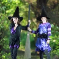 Halloween Witch Broom Plastic Witch Broomstick Broom Props Witch Broom preview-4