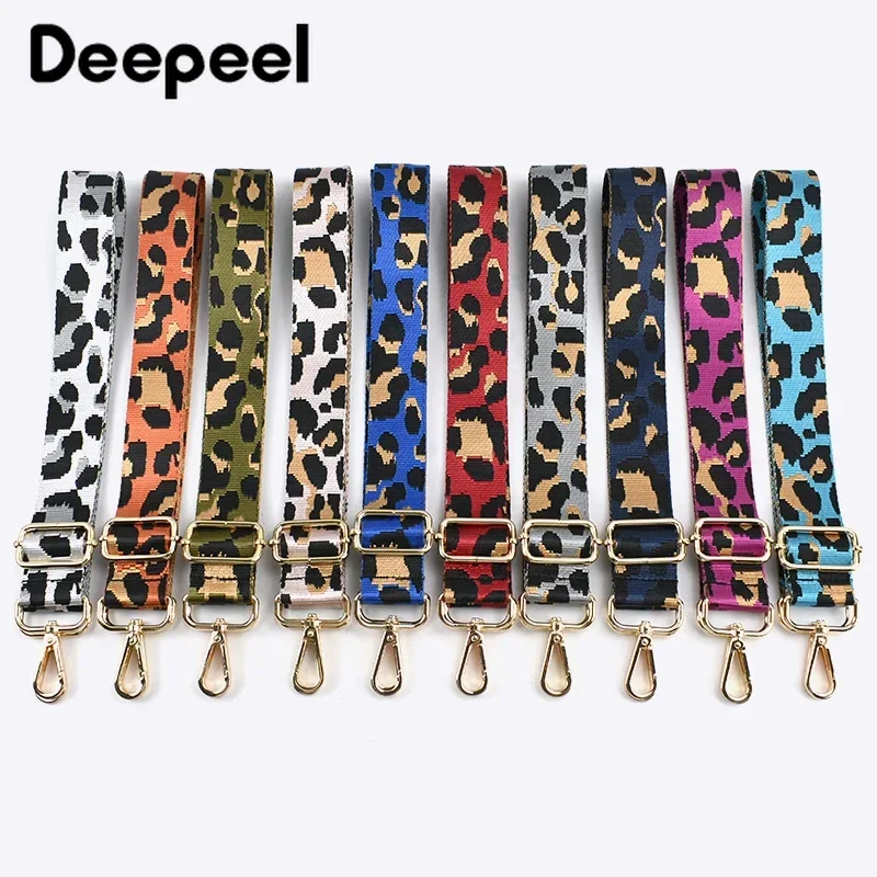 Deepeel Women 2.5cm Narrow Bag Strap Fashion Colorful Leopard Shoulder Crossbody  Straps Accessories Female Adjustable Bags Belt