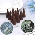 10Pcs/Pack White Sage Sandalwood Aromatika Tower Incense Handmade Natural Cone Fresh Pagoda Incense Sterilizes