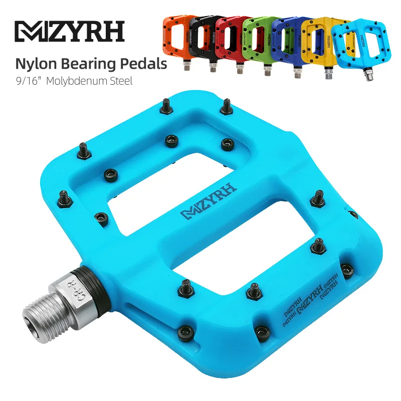 Bicycle Pedal Anti-slip Ultralight Nylon MTB Mountain Bike Pedal Sealed Bearings Pedals Bicycle Accessories Parts-animated-img