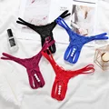 Thongs Women Sexy  Lingerie  See Through Panties  G-String  Mini  Pearl Massage Hollow Out preview-2