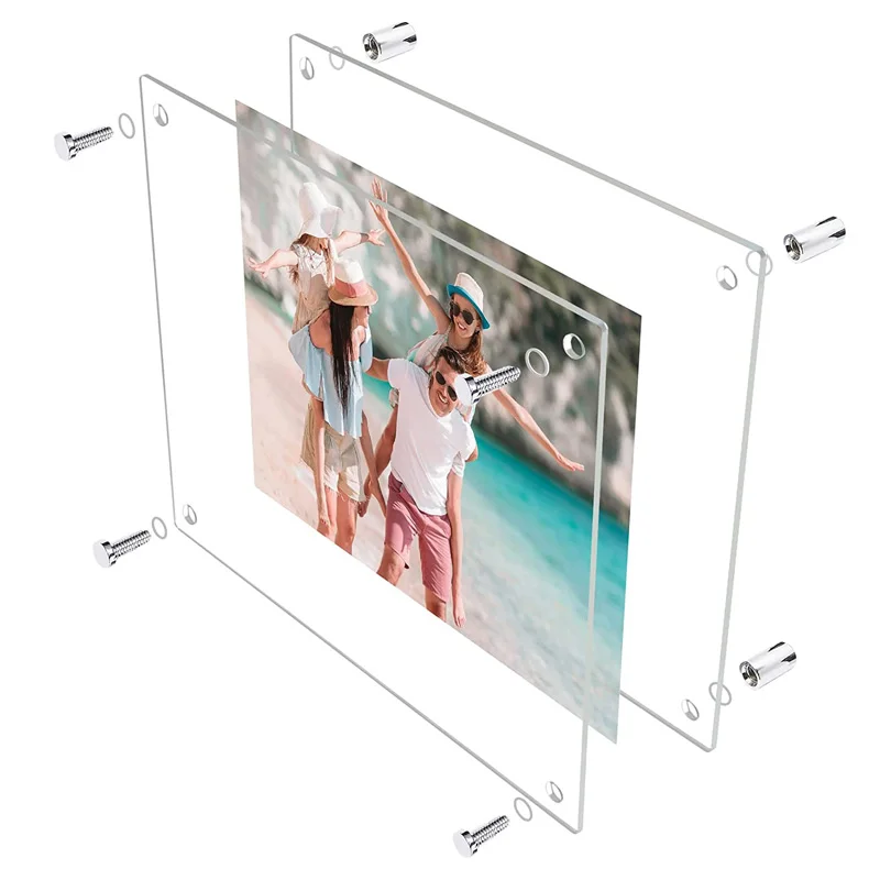 GT4157-6inch) Plastic Acrylic Picture Photo Sheet Plexiglass