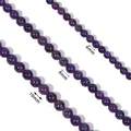 Natural Stone Amethysts Crystal Beads Round Loose Spacer 5A Bead For Jewelry Making Diy Bracelet Necklace Accessroy Finding 15" preview-5