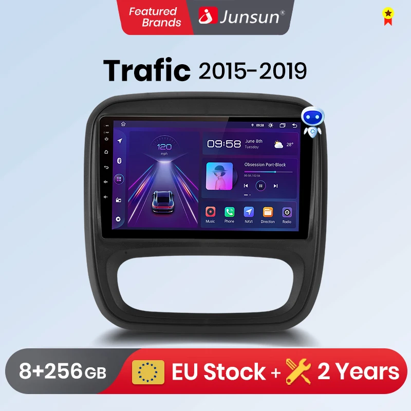 Αγορά AliExpress  Junsun AI Voice Android Auto Radio For Renault Trafic 3  2014-2021 For Opel Vivaro B 2014-2018 Carplay Car Multimedia GPS 2din