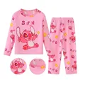 New Autumn Children'S Clothing Sets Stitch Angel Boy Sleepwear Long Sleeved Pants Clothes Kids Pajamas Set Baby Girls Pyjamas