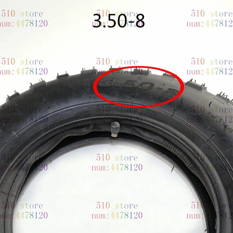 Motorcycle Tire 3.50x8, Mini Motorcycle Tire, Outer Tube 3.50-8