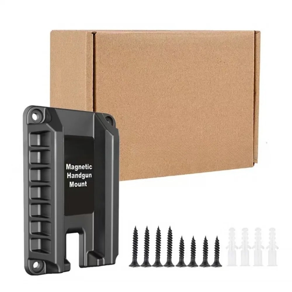 Tactical Gun Magnet Mount Magnetic Flat Top Handgun Mount Concealed For Glock Sig XD M&P Ruger-animated-img