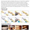 6 Pin RGBCCT COB LED Strip Light Connector Quick Wire Connectors Welding-Free for 12mm PCB FCOB LED Tape Solderless Jointor preview-2