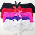 Sexy Panties Women's Layered Mesh Ruffled Panty Intimates Underwear Lingerie Mesh preview-5