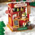 Robotime DIY Miniature House Kit Decoration Christmas Fireplace Mini House Building Craft Kits for Adults Gift  For Christmas preview-2