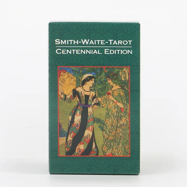 78 Sheets Green Box Tarot Art Paper Smith Waite Tarot Centennial Edition Plastic Sealing Board Entertainment Game-animated-img