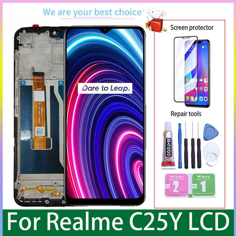 6.5 Original For Oppo Realme C25Y RMX3265, RMX3268, RMX326 LCD