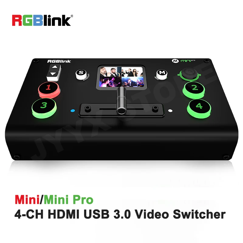 Купить Алиэкспресс RGBlink Mini Pro Video Switcher 4 Channel USB 3.0