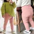 Toddler Baby Girl Leggings 6 to 9 12 18 24 Months Cotton Child Pants Girls Tights Outdoor Black Pink Spring Autumn Kids Trousers preview-3