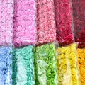 144pcs 2cm המלאכותי נייר זר ורדים לקישוט מסיבת חתונה בית זר מתנות דיי אלבום פרחים מזויפים