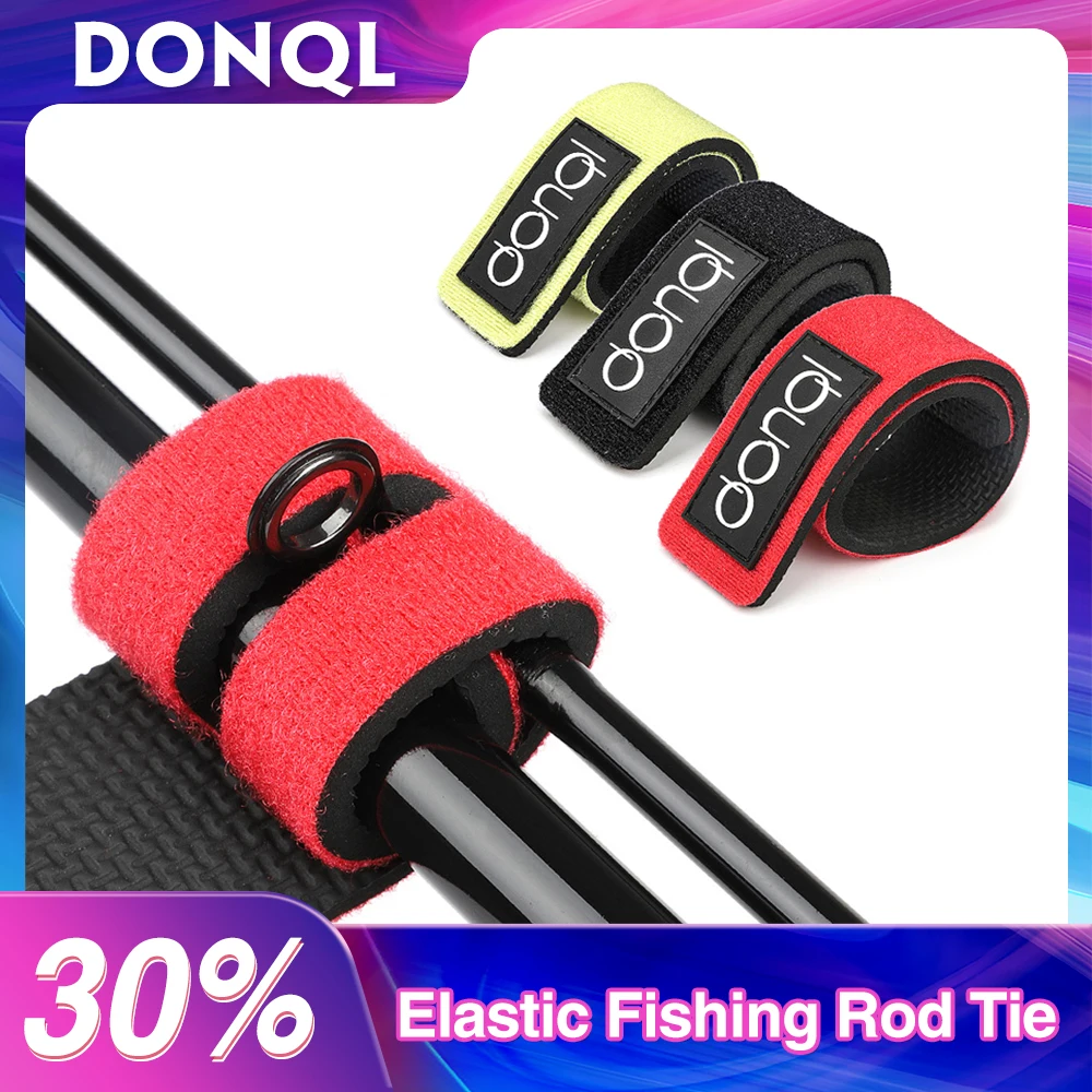 Αγορά Ψάρεμα  DONQL Elastic Bandage Fishing Rod Tie Strap