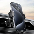 Flexible Cell Phone Holder Car, Phone Mount for Car Air Vent, Universal Auto Lock Car Phone Holder for iPhone Most Smartphone